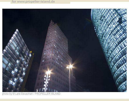 My Berlin Photos Berlin at NIGHT potsdamer platz skyline